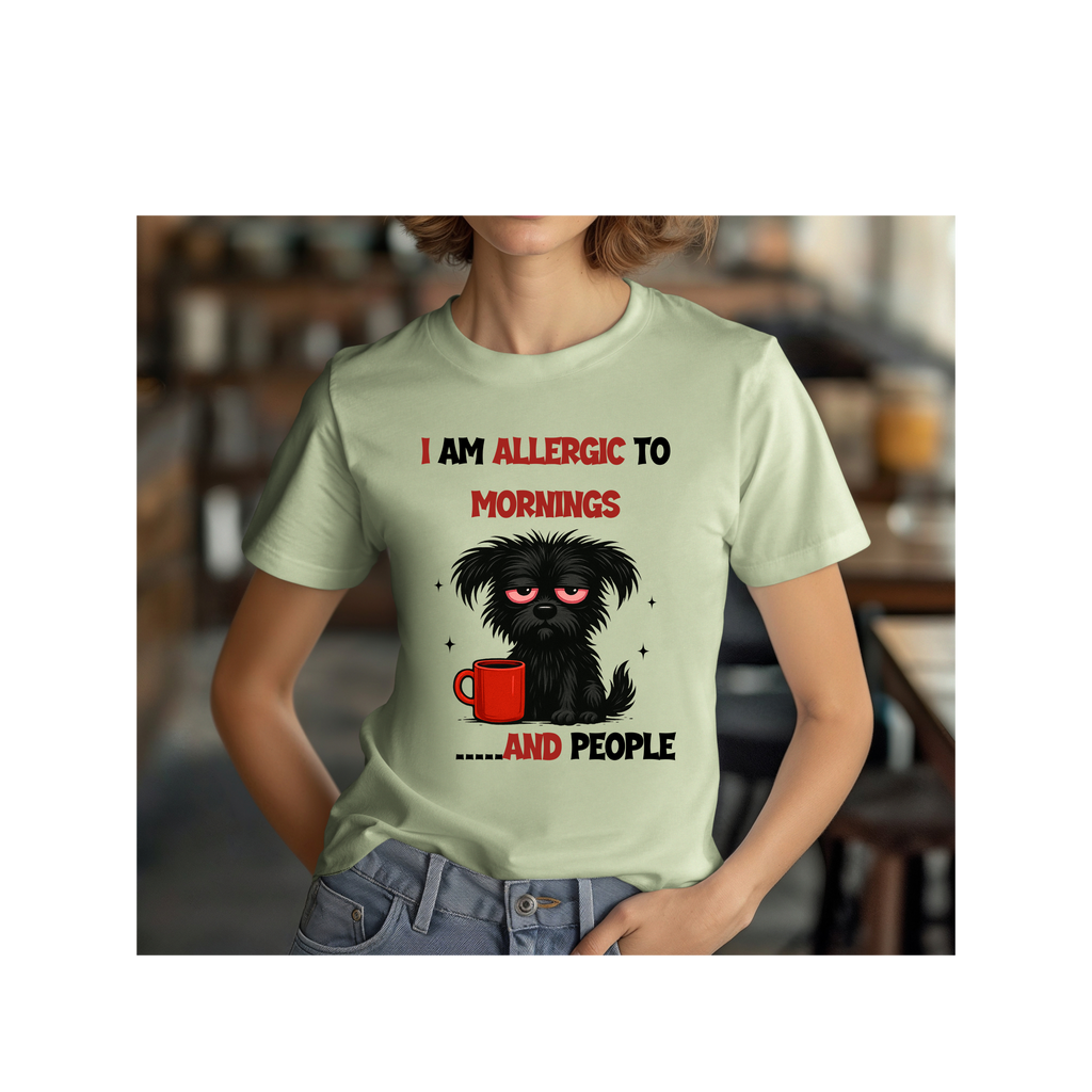 Funny Allergy Humor Unisex Softstyle T-Shirt - Cute Sarcastic Tee, Allergies Gift, Allergic Reaction Shirt, Hilarious Joke Top, Witty
