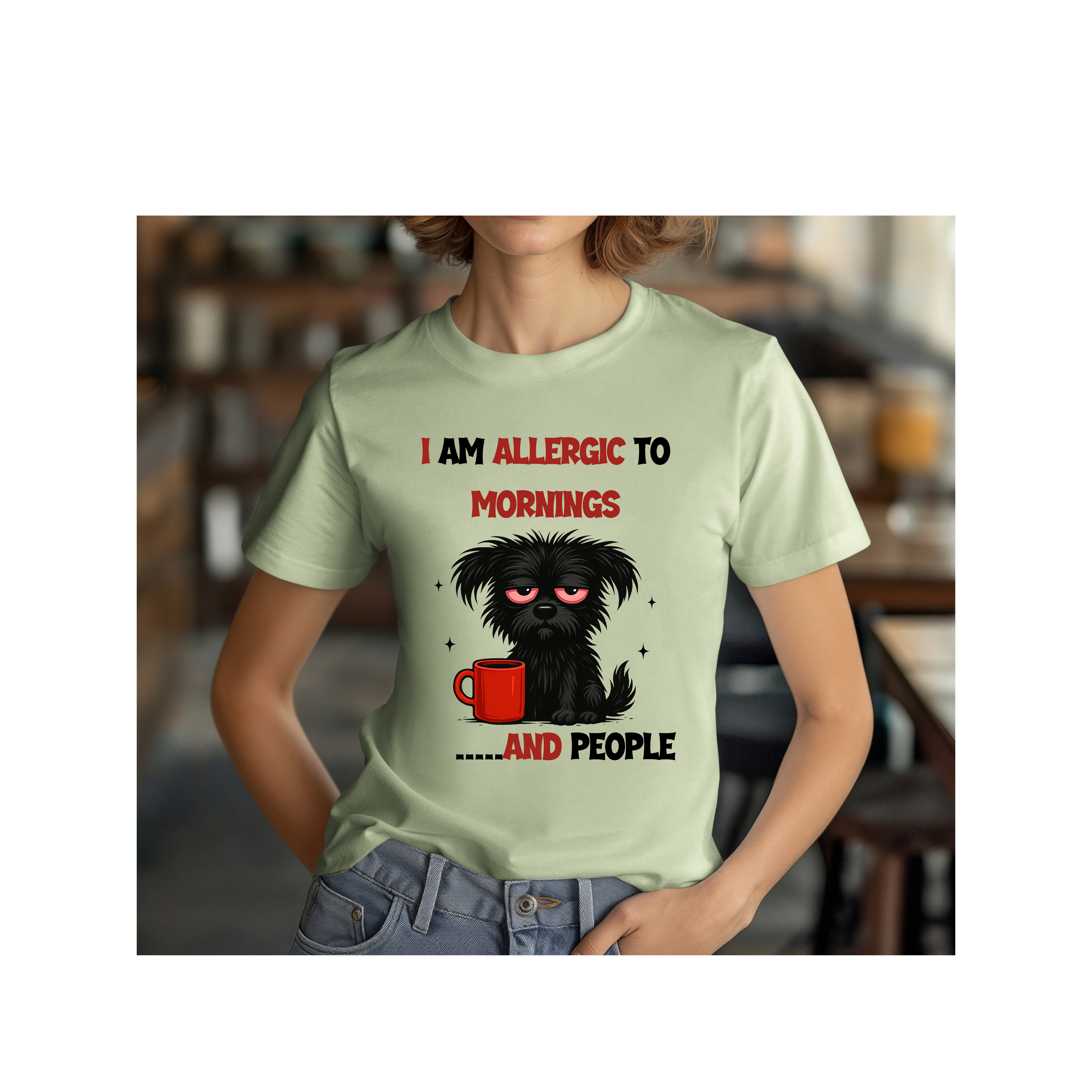 Funny Allergy Humor Unisex Softstyle T-Shirt - Cute Sarcastic Tee, Allergies Gift, Allergic Reaction Shirt, Hilarious Joke Top, Witty