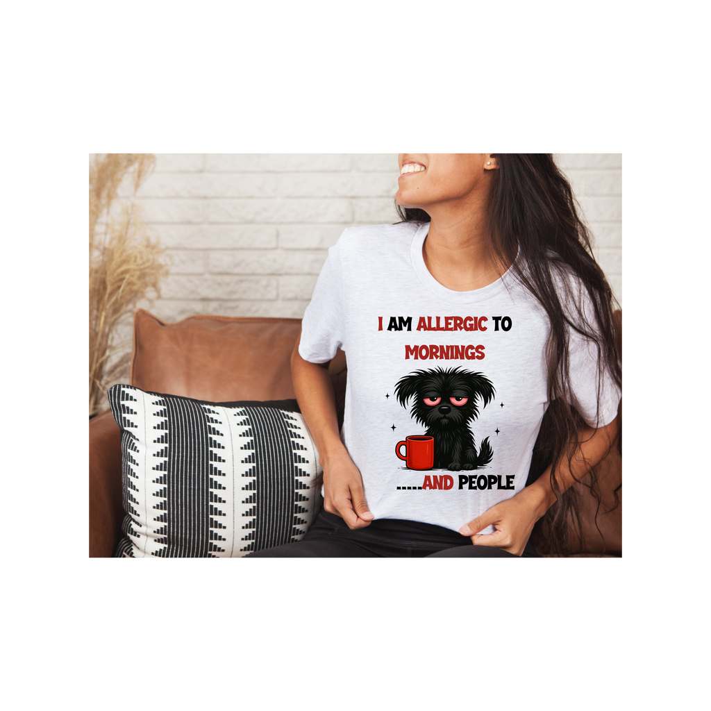 Funny Allergy Humor Unisex Softstyle T-Shirt - Cute Sarcastic Tee, Allergies Gift, Allergic Reaction Shirt, Hilarious Joke Top, Witty