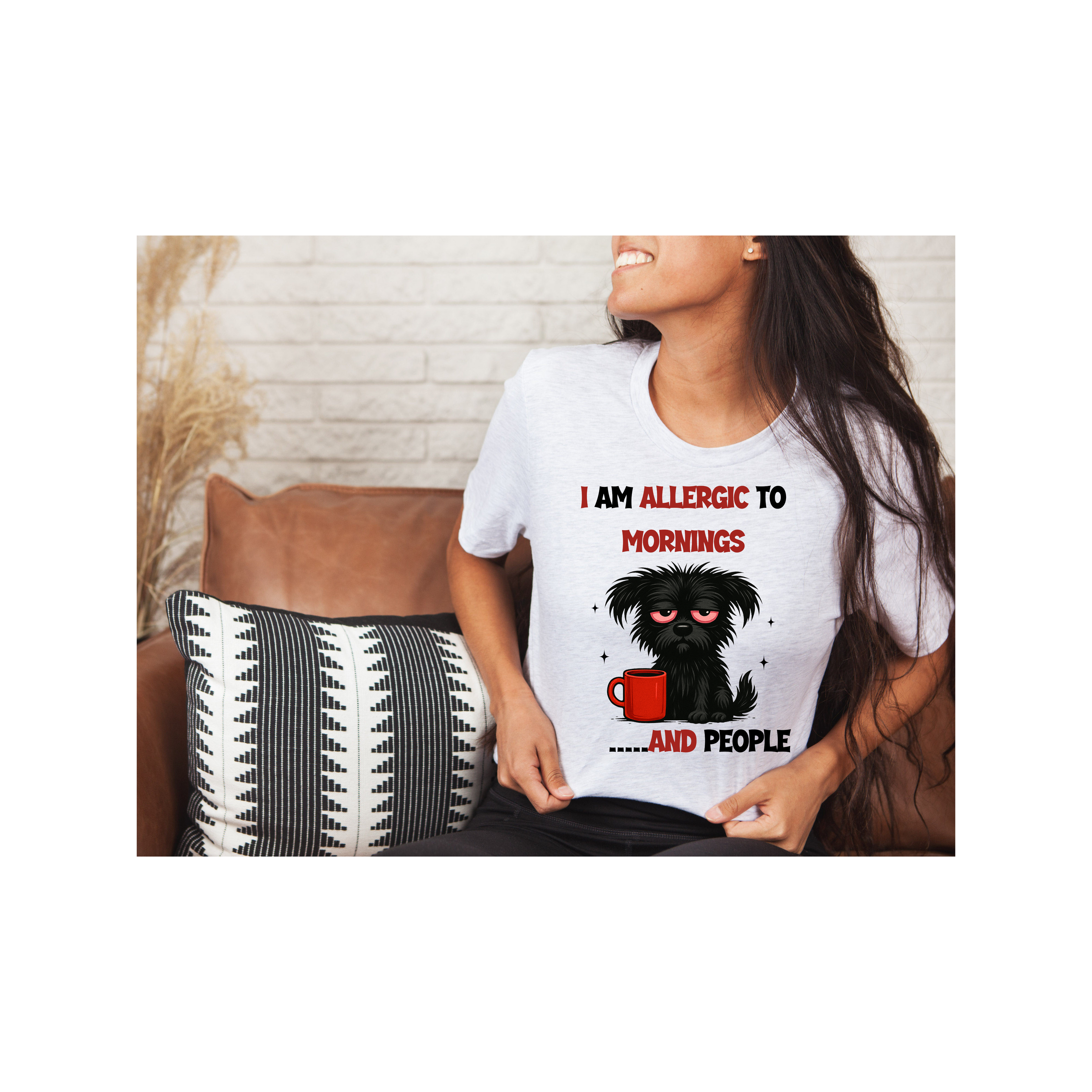 Funny Allergy Humor Unisex Softstyle T-Shirt - Cute Sarcastic Tee, Allergies Gift, Allergic Reaction Shirt, Hilarious Joke Top, Witty