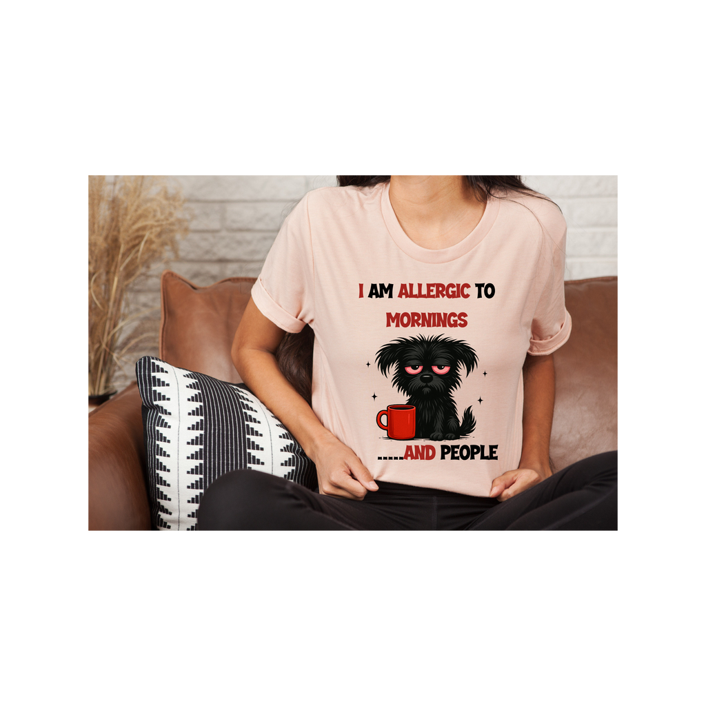 Funny Allergy Humor Unisex Softstyle T-Shirt - Cute Sarcastic Tee, Allergies Gift, Allergic Reaction Shirt, Hilarious Joke Top, Witty