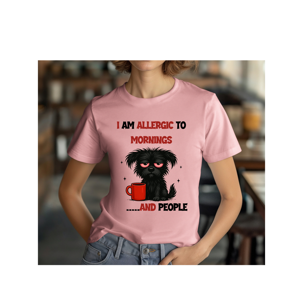 Funny Allergy Humor Unisex Softstyle T-Shirt - Cute Sarcastic Tee, Allergies Gift, Allergic Reaction Shirt, Hilarious Joke Top, Witty