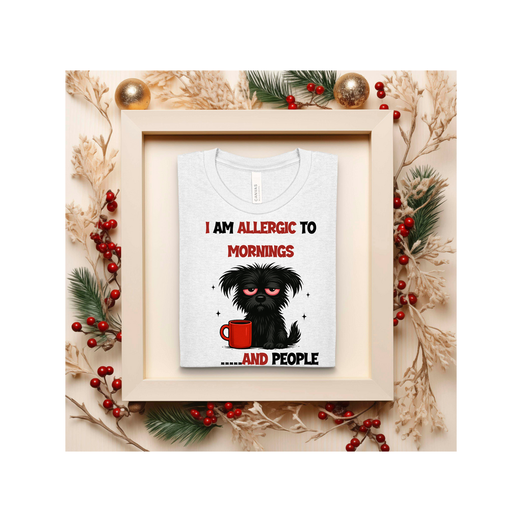 Funny Allergy Humor Unisex Softstyle T-Shirt - Cute Sarcastic Tee, Allergies Gift, Allergic Reaction Shirt, Hilarious Joke Top, Witty