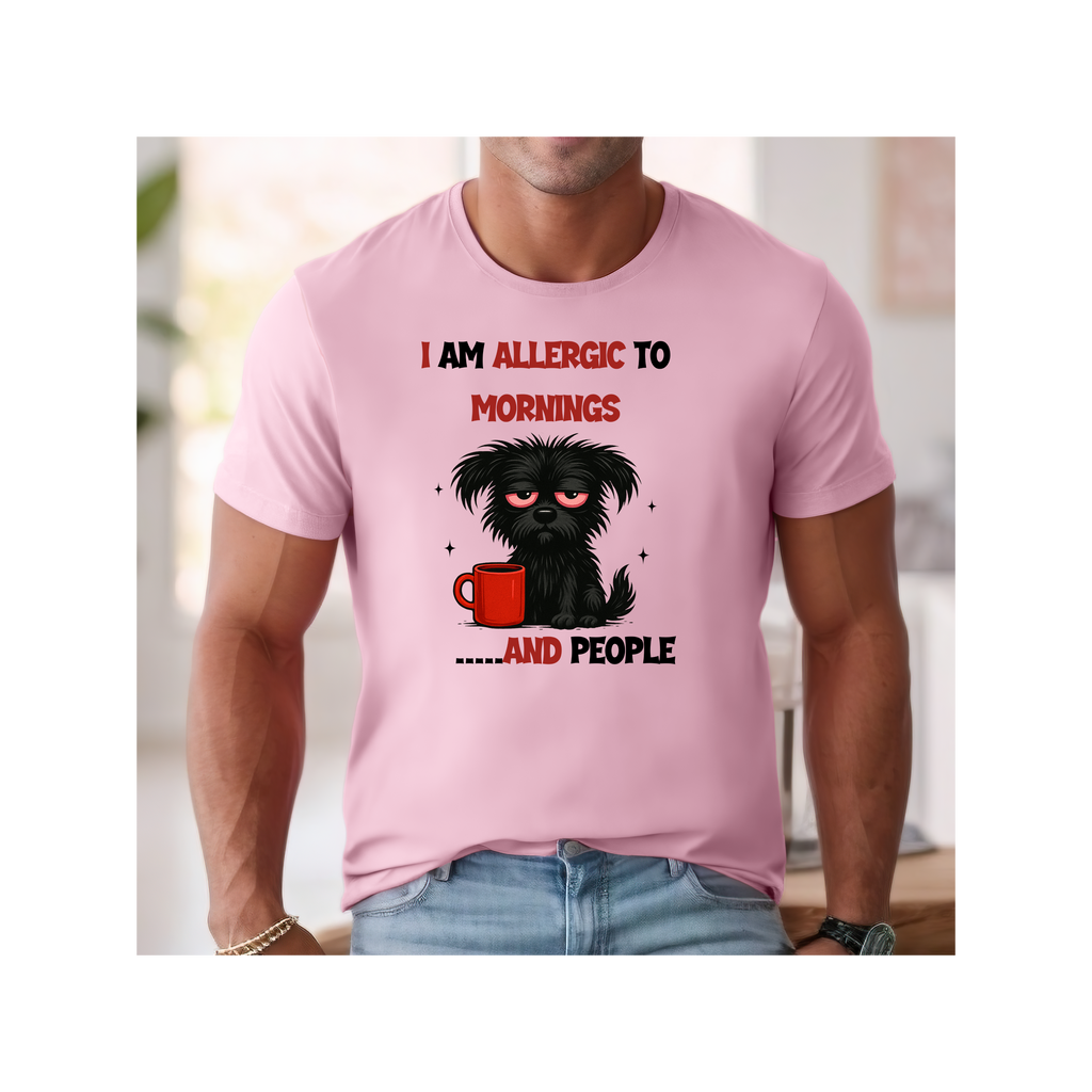 Funny Allergy Humor Unisex Softstyle T-Shirt - Cute Sarcastic Tee, Allergies Gift, Allergic Reaction Shirt, Hilarious Joke Top, Witty
