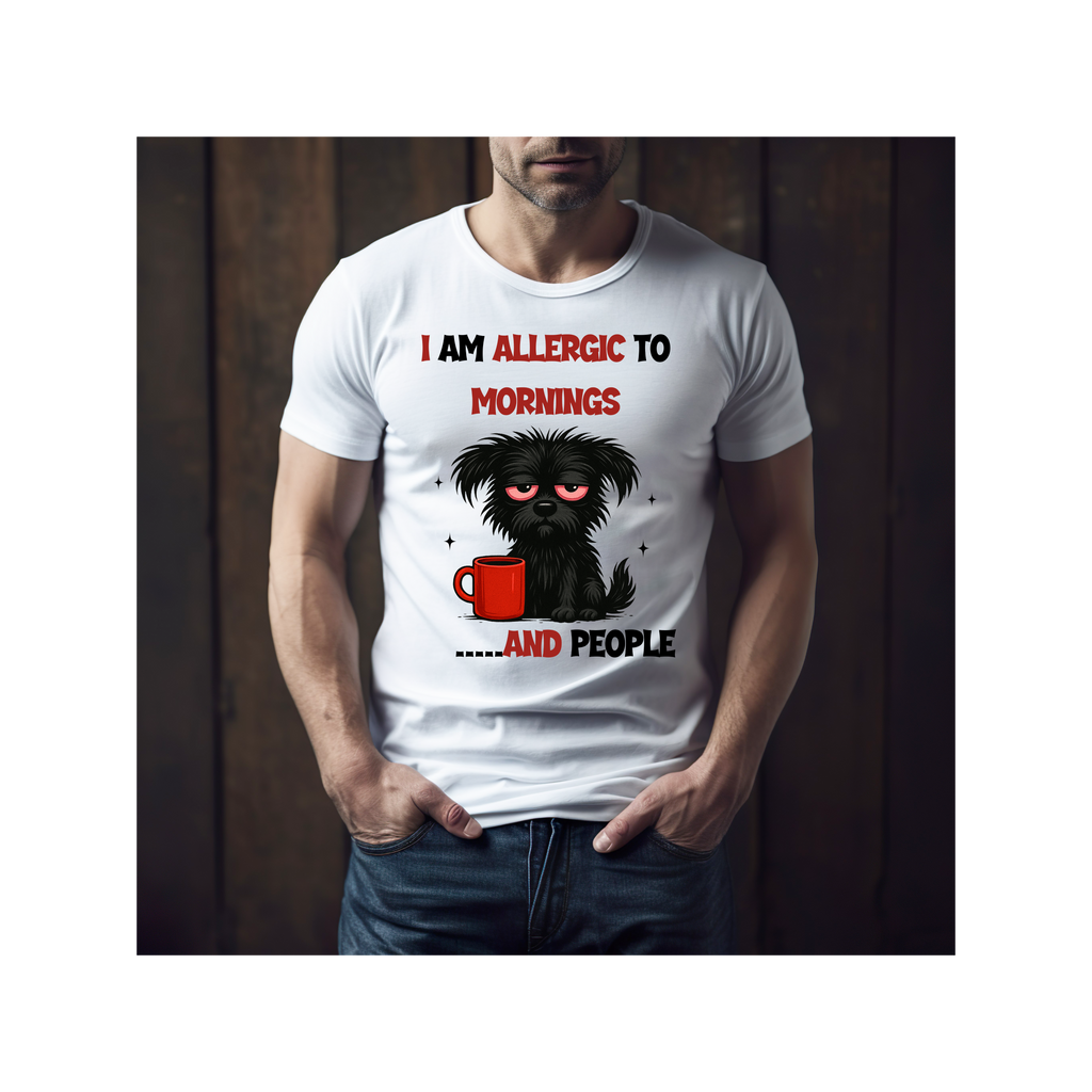 Funny Allergy Humor Unisex Softstyle T-Shirt - Cute Sarcastic Tee, Allergies Gift, Allergic Reaction Shirt, Hilarious Joke Top, Witty