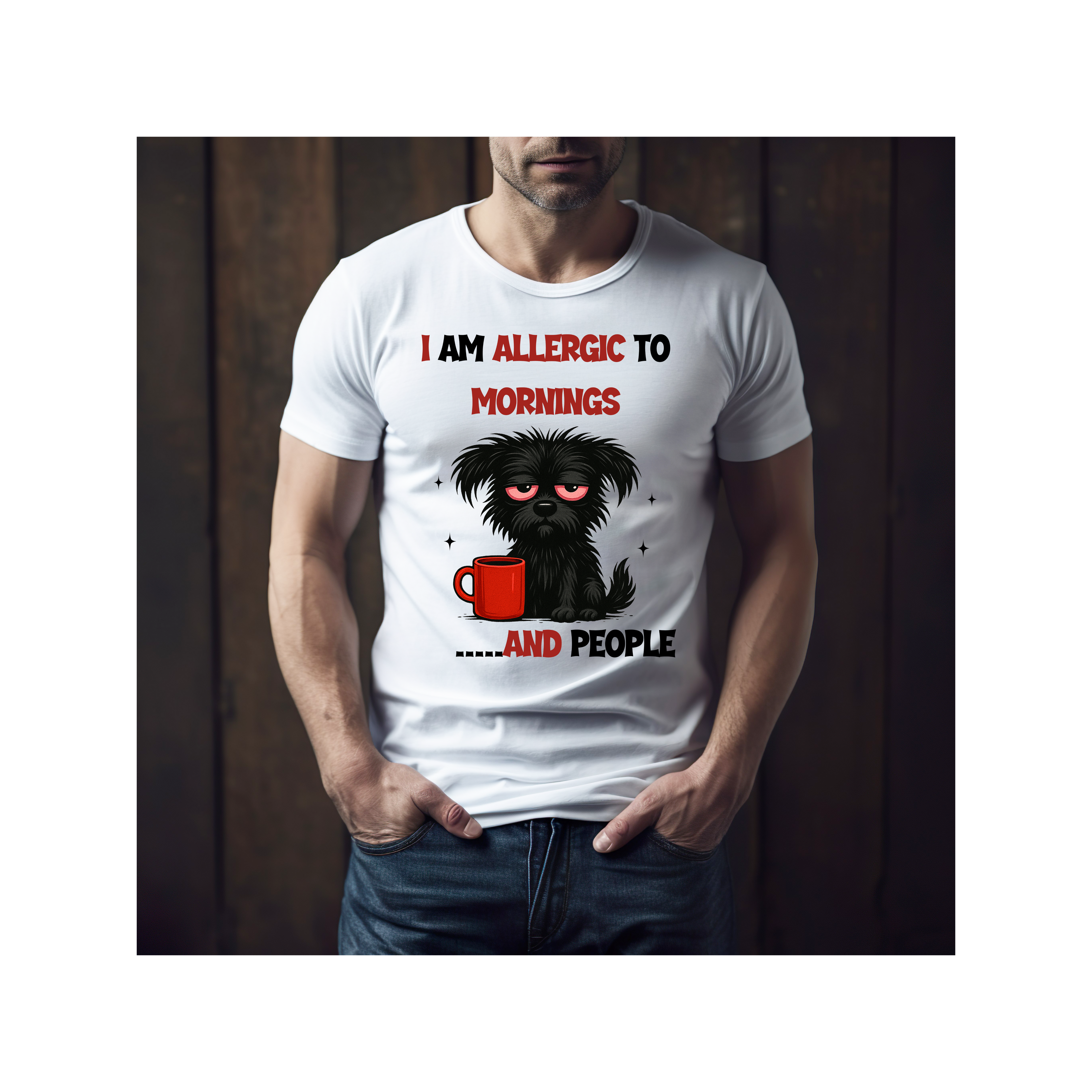 Funny Allergy Humor Unisex Softstyle T-Shirt - Cute Sarcastic Tee, Allergies Gift, Allergic Reaction Shirt, Hilarious Joke Top, Witty