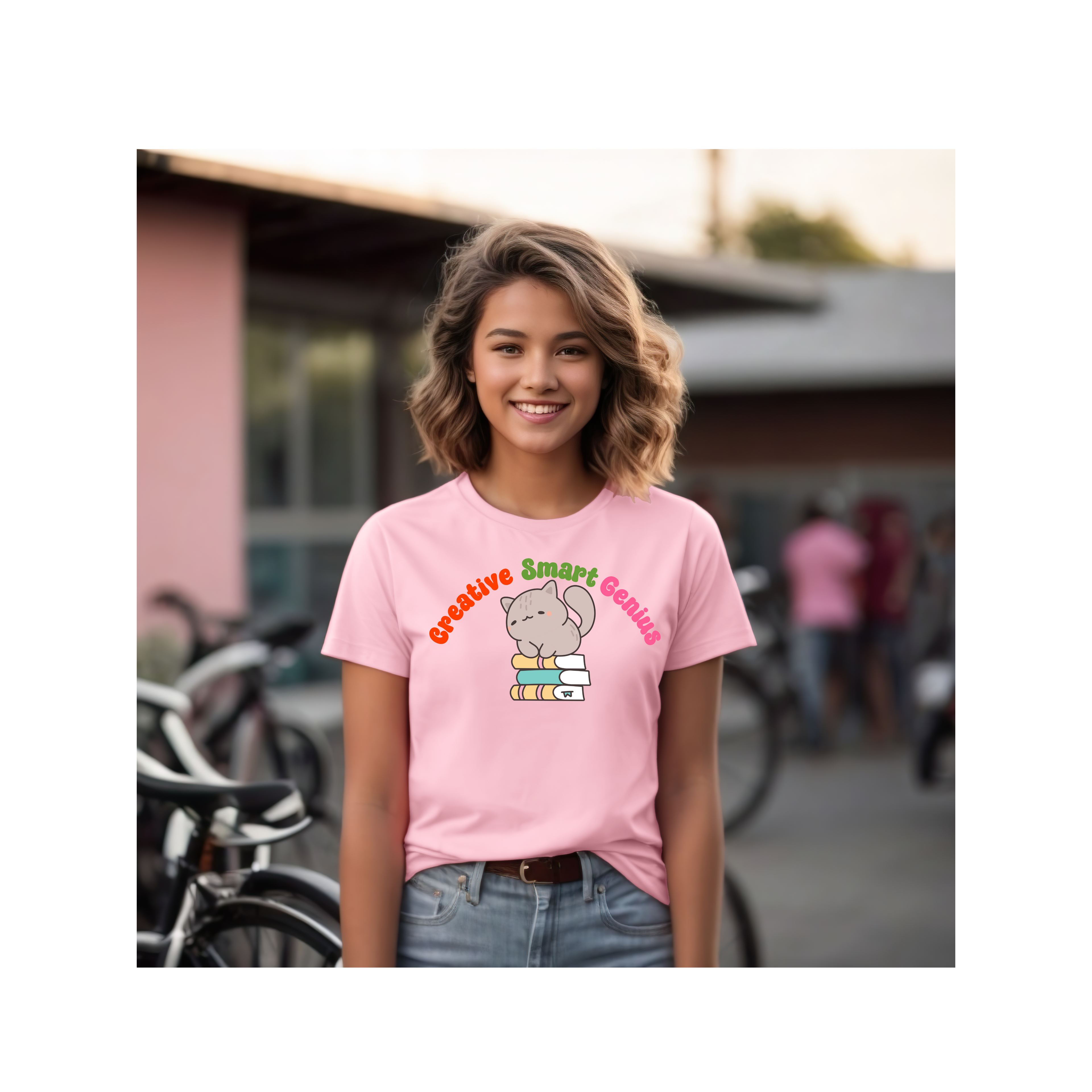 Creative Smart Genius Kids Tee, Fun Children’s T-Shirt, Ideal Gift for Creative Kids, School Spirit Wear, Educational Gift Idea