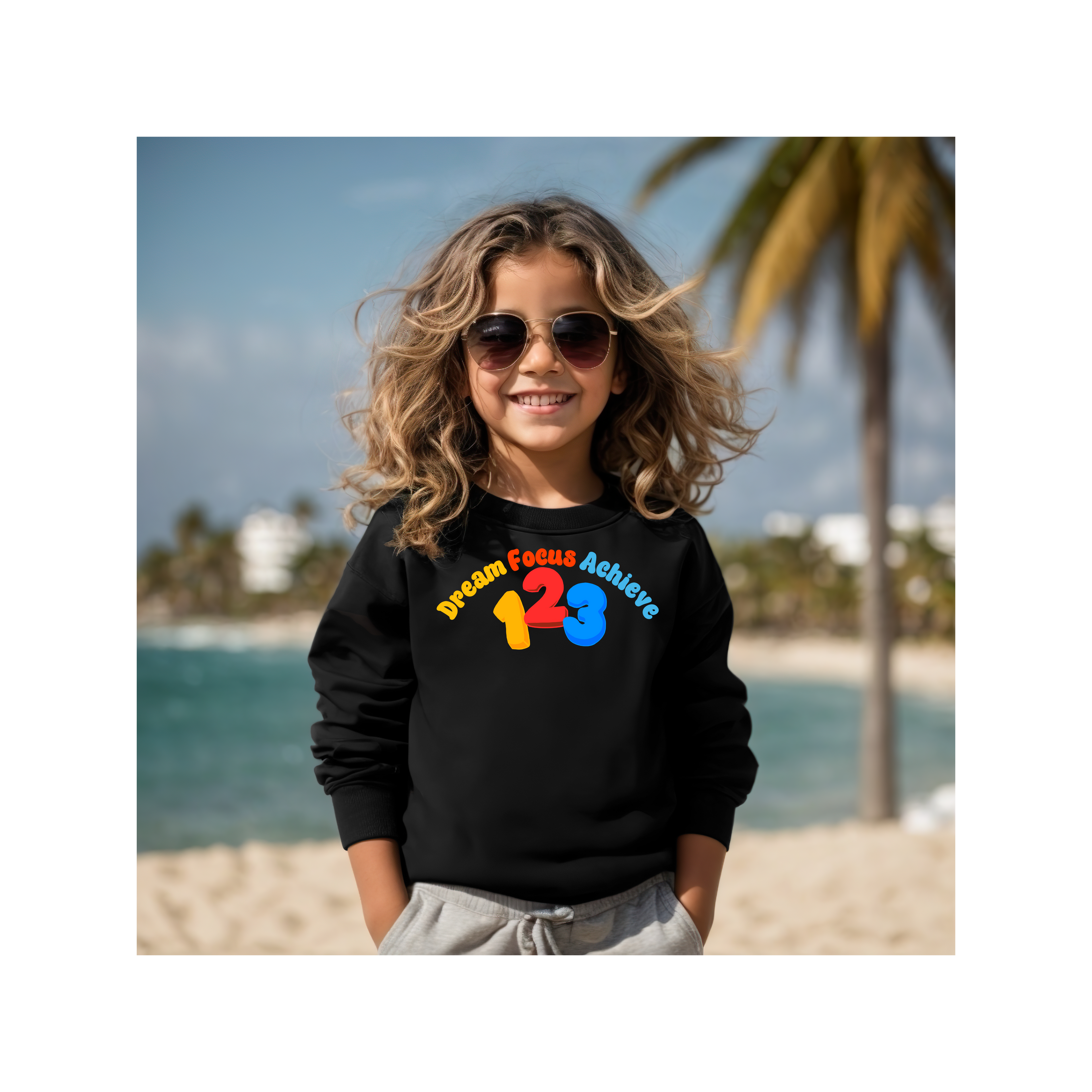 Kids/Youth Crewneck Sweatshirt - Back to school sweatshirt, teenager gift, inspirational, birthday gift, cozy sweatshirt, dreamer gift, cozy pullover, tween gift