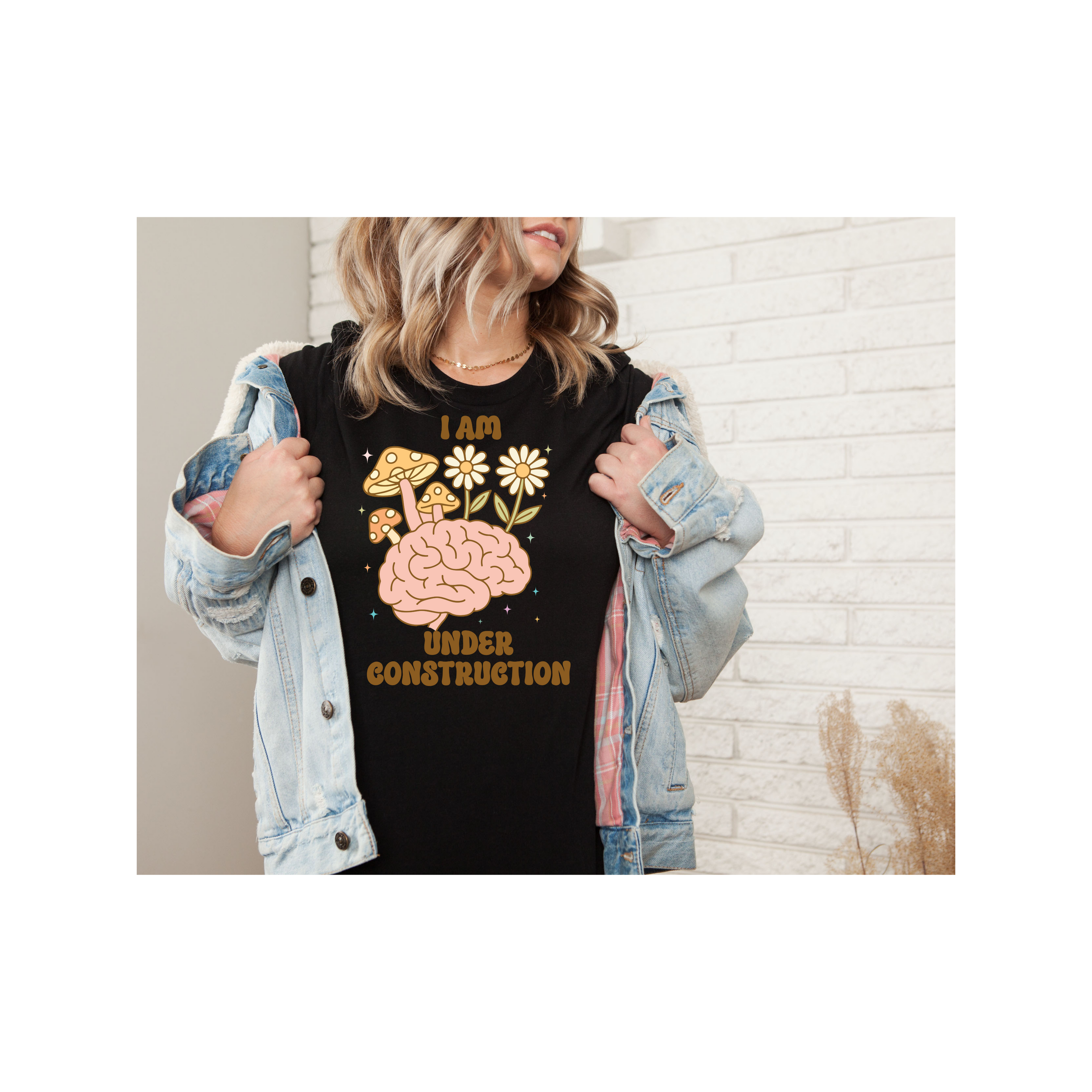 Unisex T-Shirt: I Am Under Construction, Gift for Students, Mental Health Awareness, Casual Wear, Fun Outfit, Playful Tee, Motivational Tee