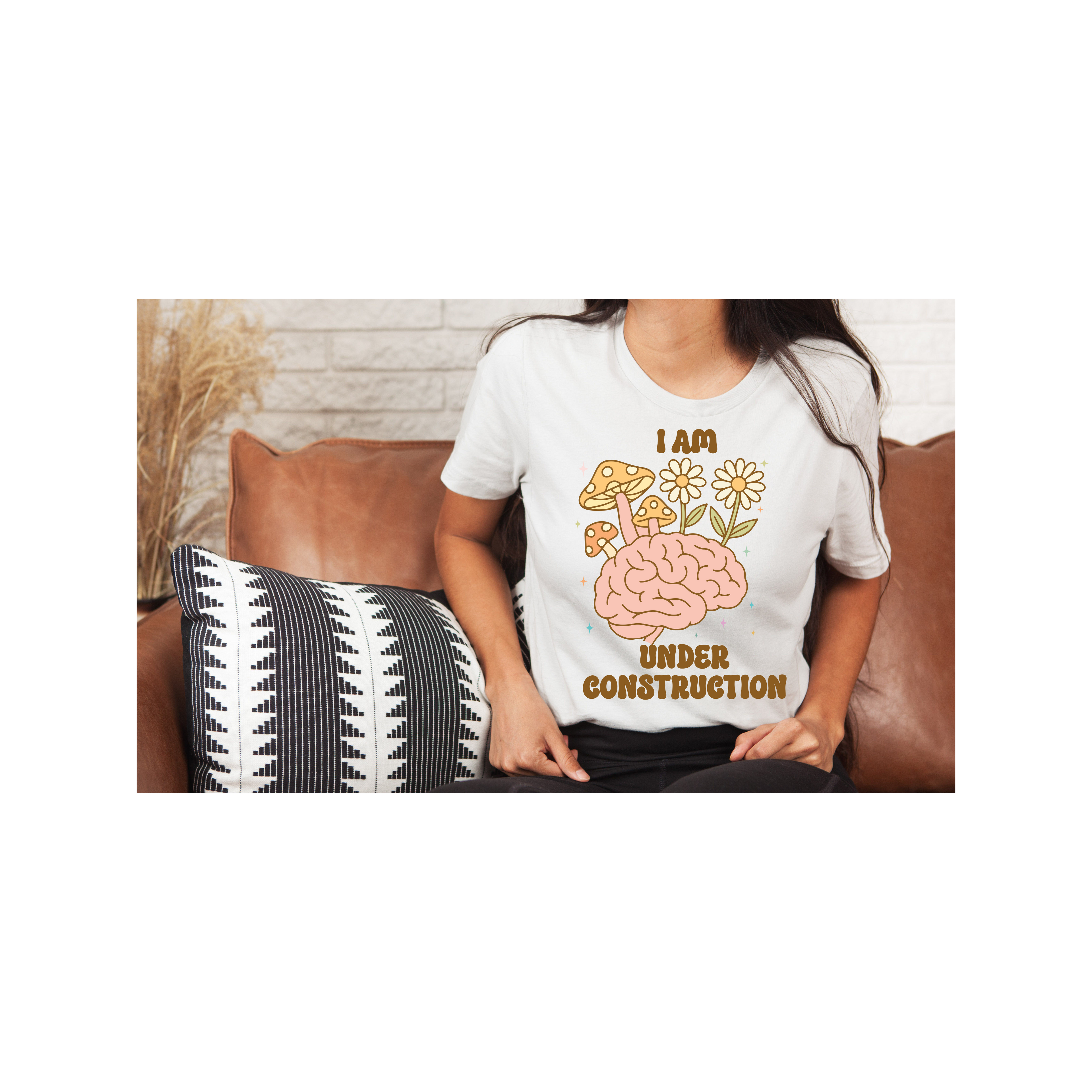 Unisex T-Shirt: I Am Under Construction, Gift for Students, Mental Health Awareness, Casual Wear, Fun Outfit, Playful Tee, Motivational Tee