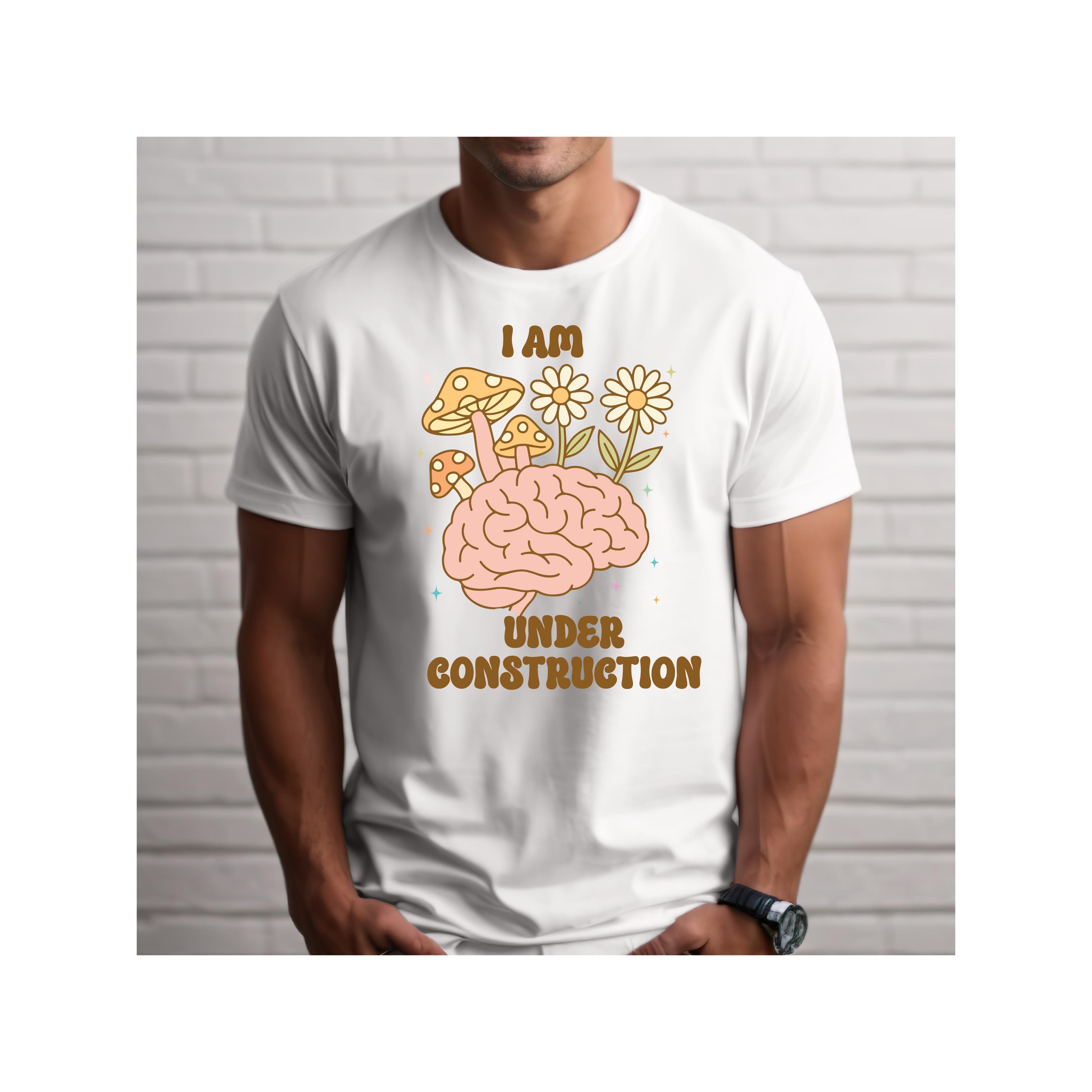 Unisex T-Shirt: I Am Under Construction, Gift for Students, Mental Health Awareness, Casual Wear, Fun Outfit, Playful Tee, Motivational Tee