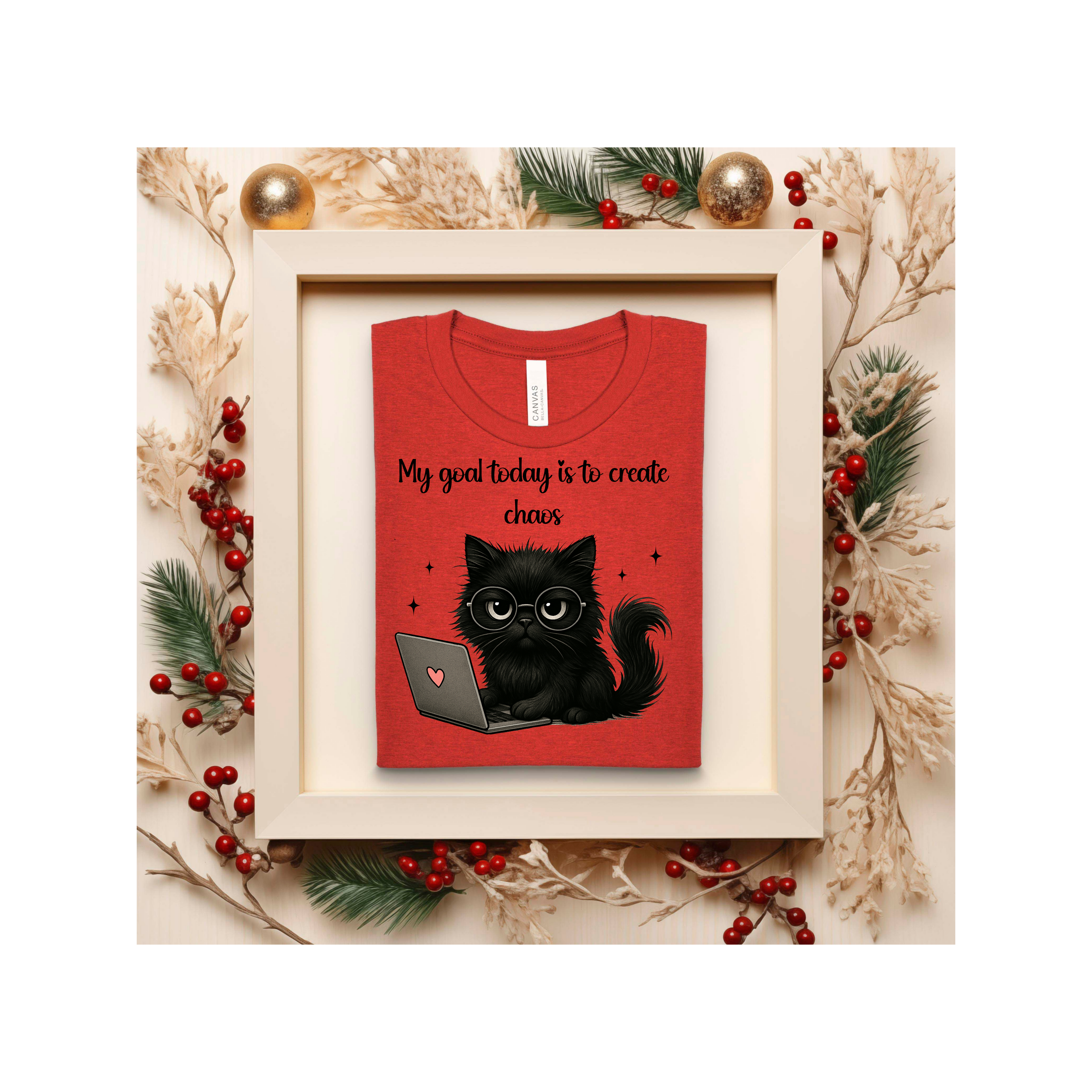 Fun Unisex Tee: Gift for Birthdays, Holidays, or Just Because, Cozy Graphic Top, Fun Tee, Cat lovers, Creative Tee, Casual wear Tee,
