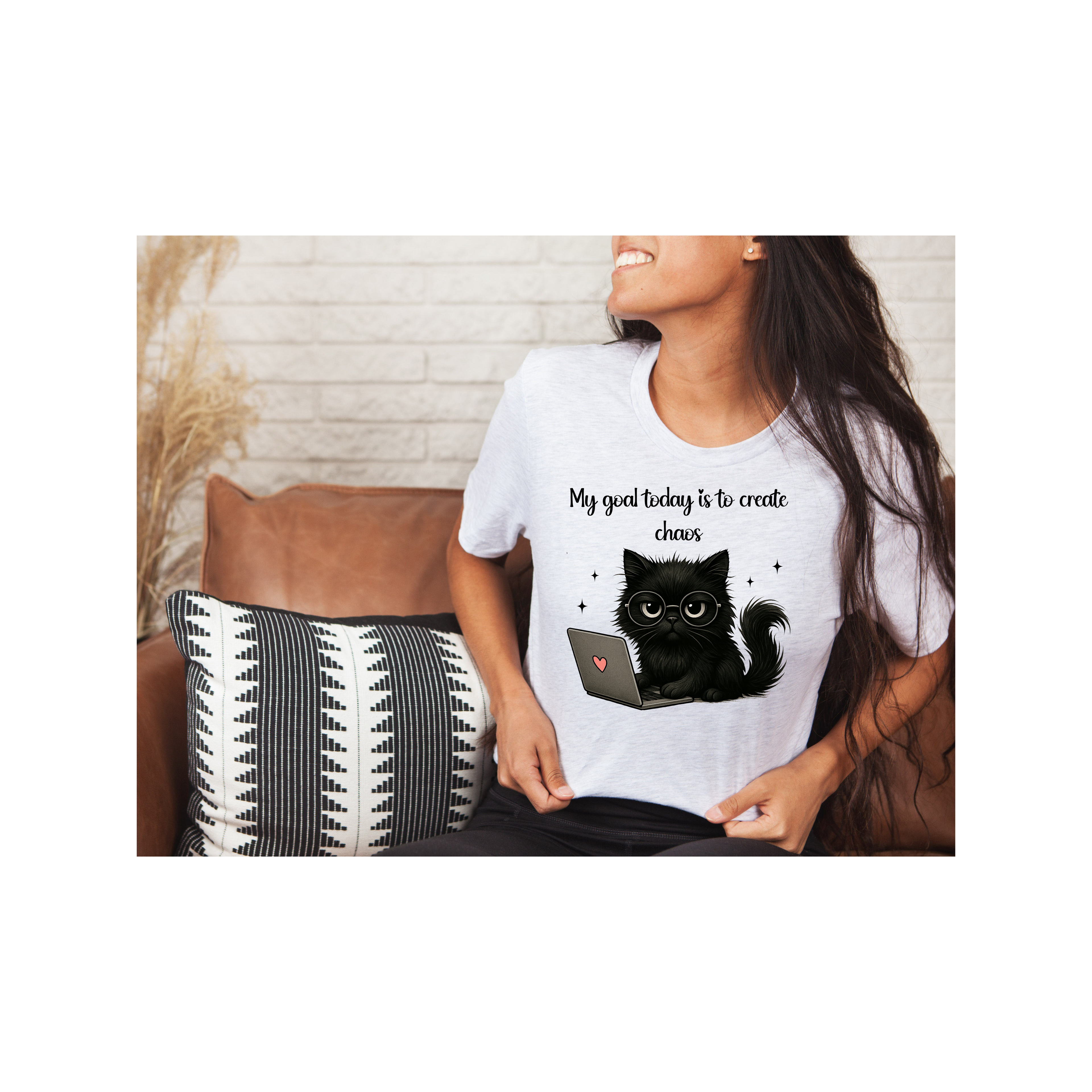 Fun Unisex Tee: Gift for Birthdays, Holidays, or Just Because, Cozy Graphic Top, Fun Tee, Cat lovers, Creative Tee, Casual wear Tee,