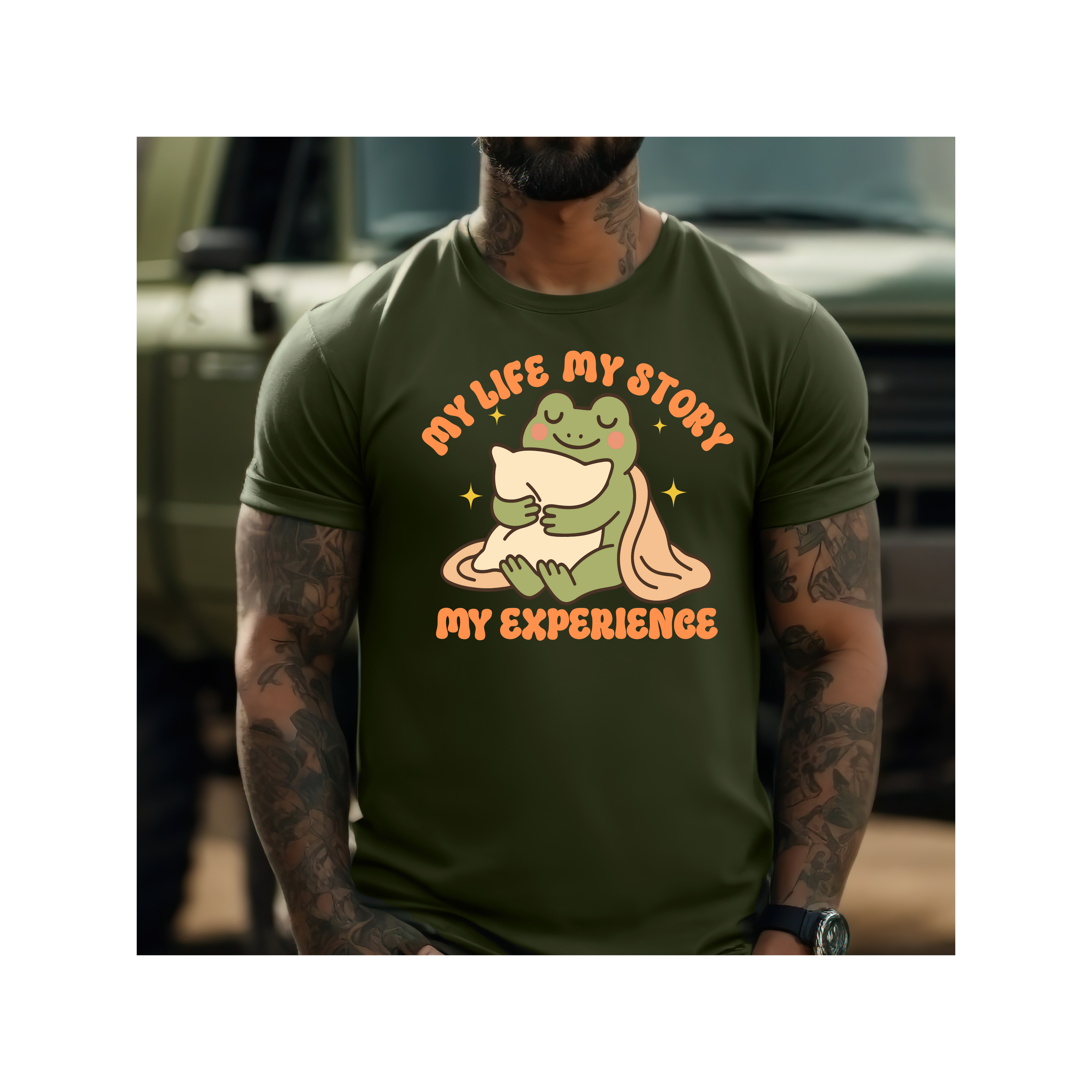 My Life, My Story My Experience Tee - Unisex T-shirt, Vintage Washed Shirt, Personalized Graphic Top, Custom Quote Apparel, Inspirational