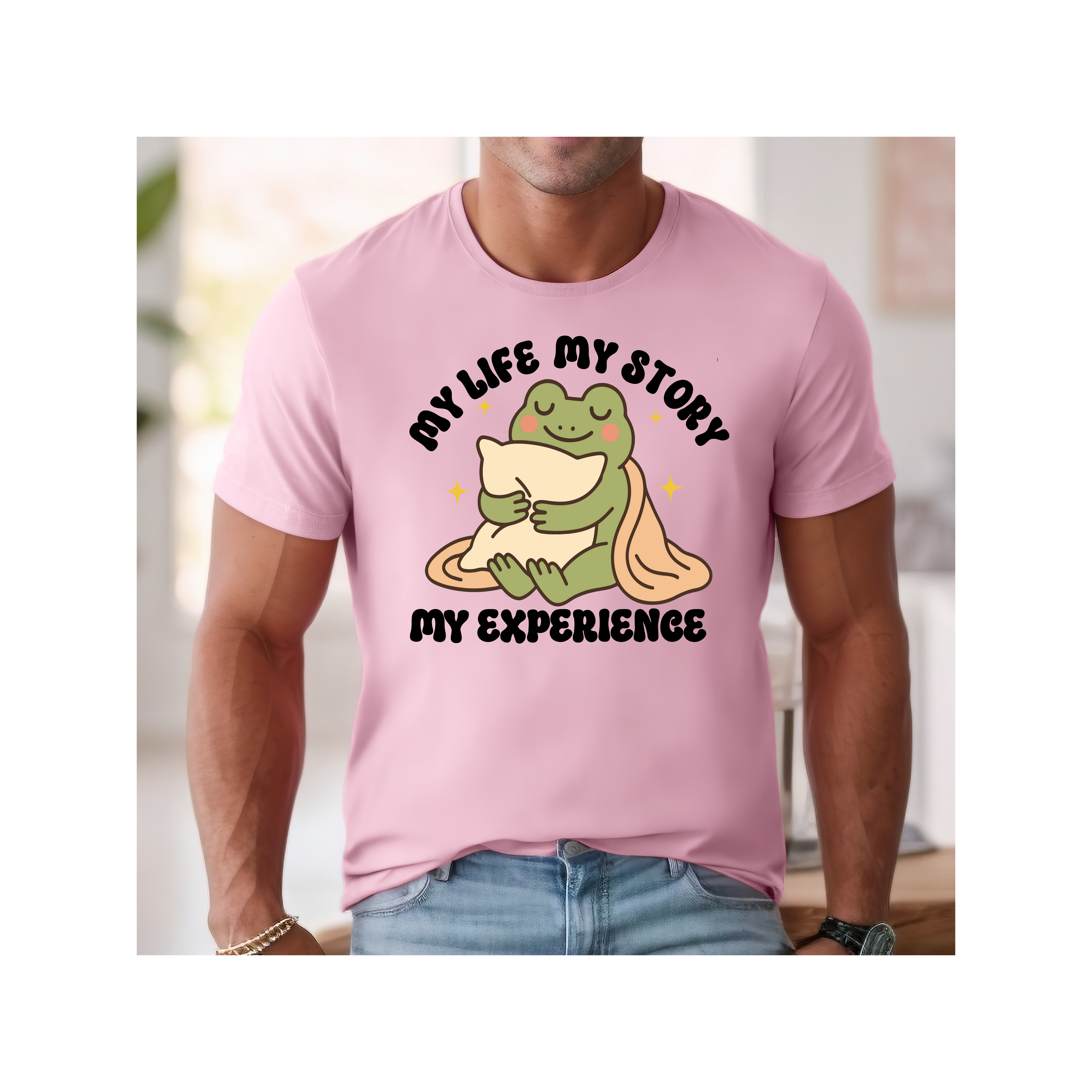 My Life, My Story My Experience Tee - Unisex T-shirt, Vintage Washed Shirt, Personalized Graphic Top, Custom Quote Apparel, Inspirational