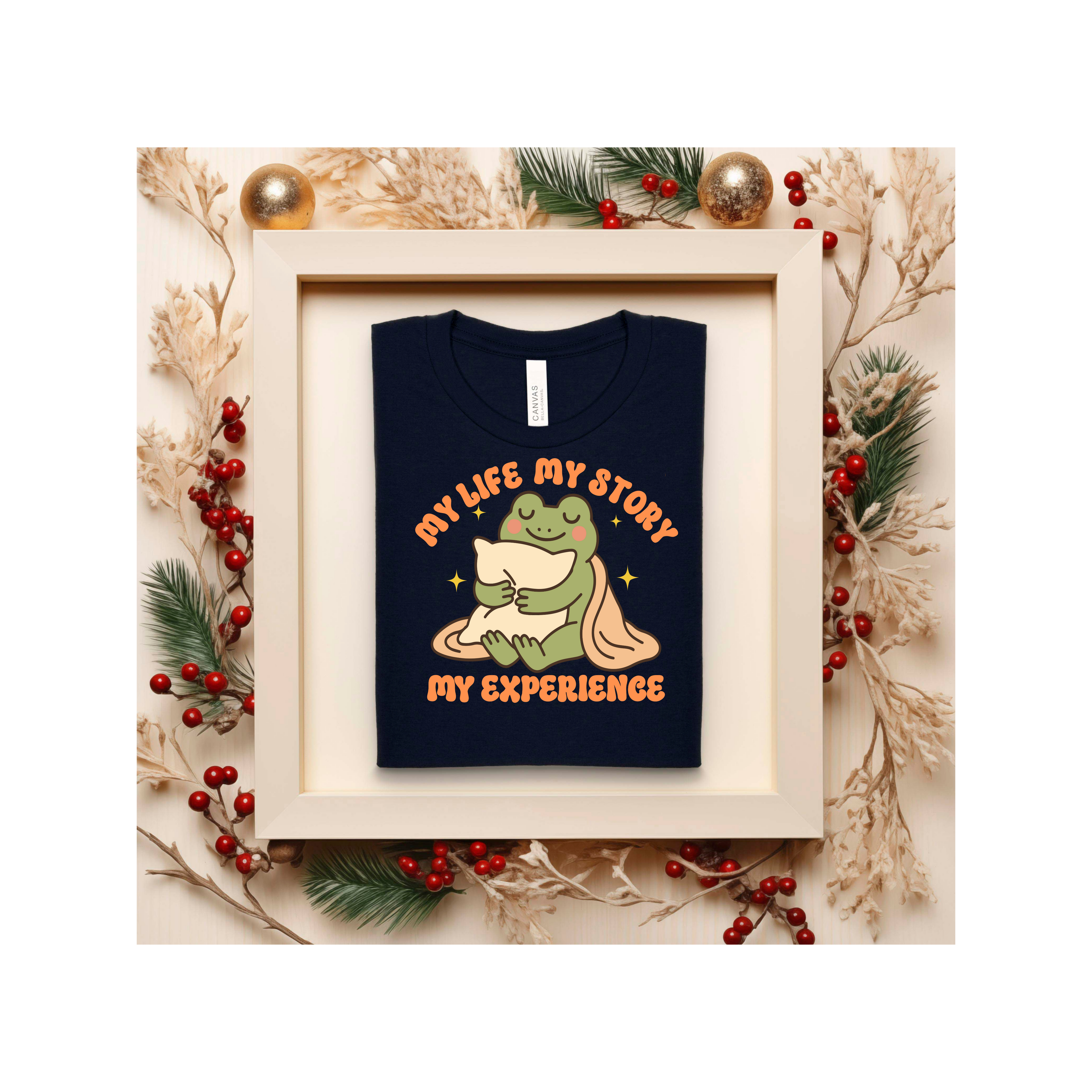 My Life, My Story My Experience Tee - Unisex T-shirt, Vintage Washed Shirt, Personalized Graphic Top, Custom Quote Apparel, Inspirational