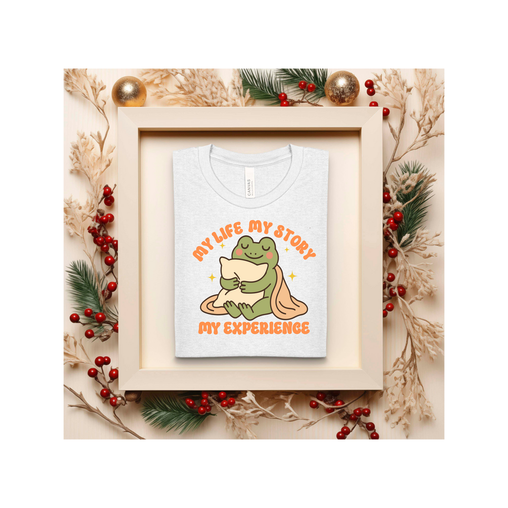 My Life, My Story My Experience Tee - Unisex T-shirt, Vintage Washed Shirt, Personalized Graphic Top, Custom Quote Apparel, Inspirational