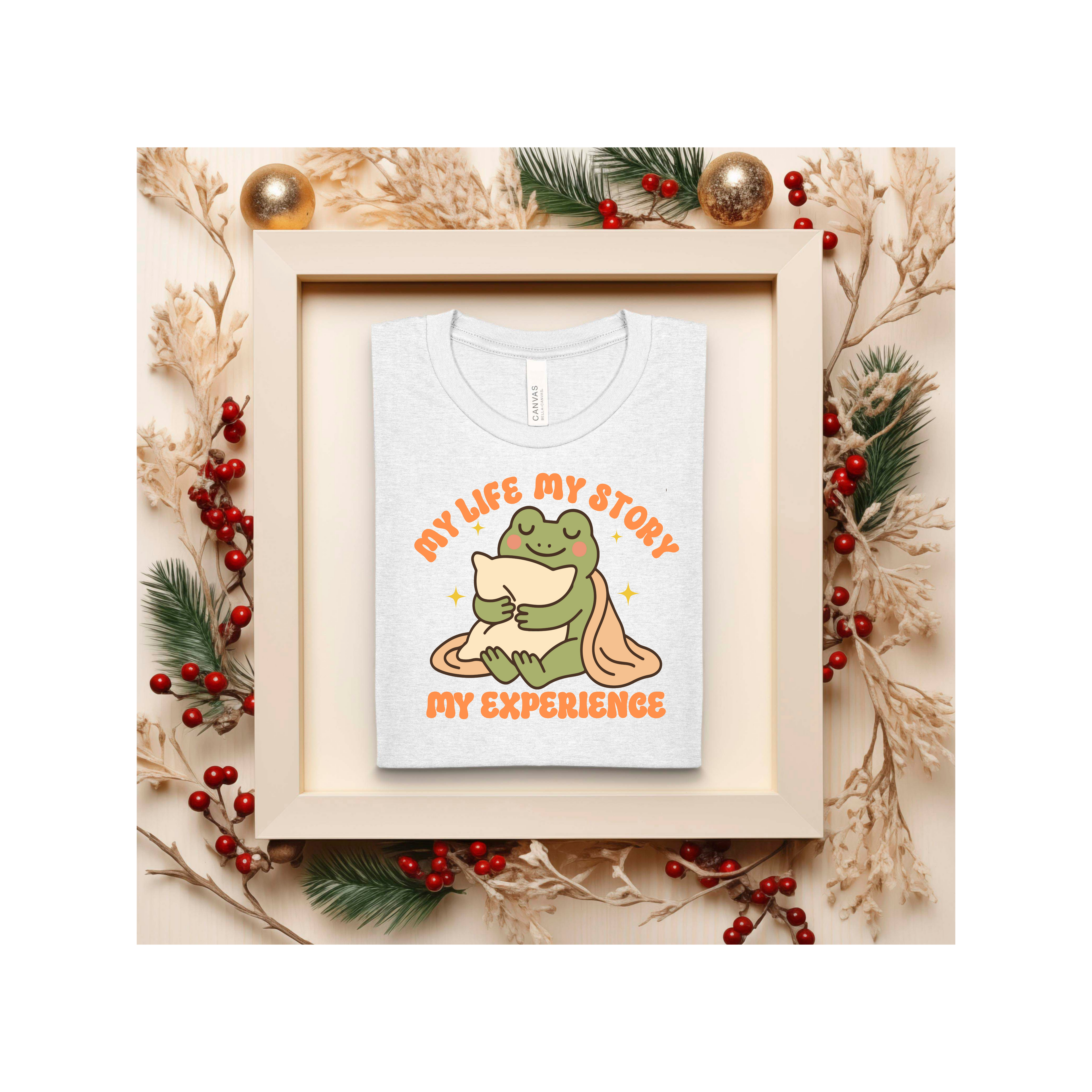 My Life, My Story My Experience Tee - Unisex T-shirt, Vintage Washed Shirt, Personalized Graphic Top, Custom Quote Apparel, Inspirational