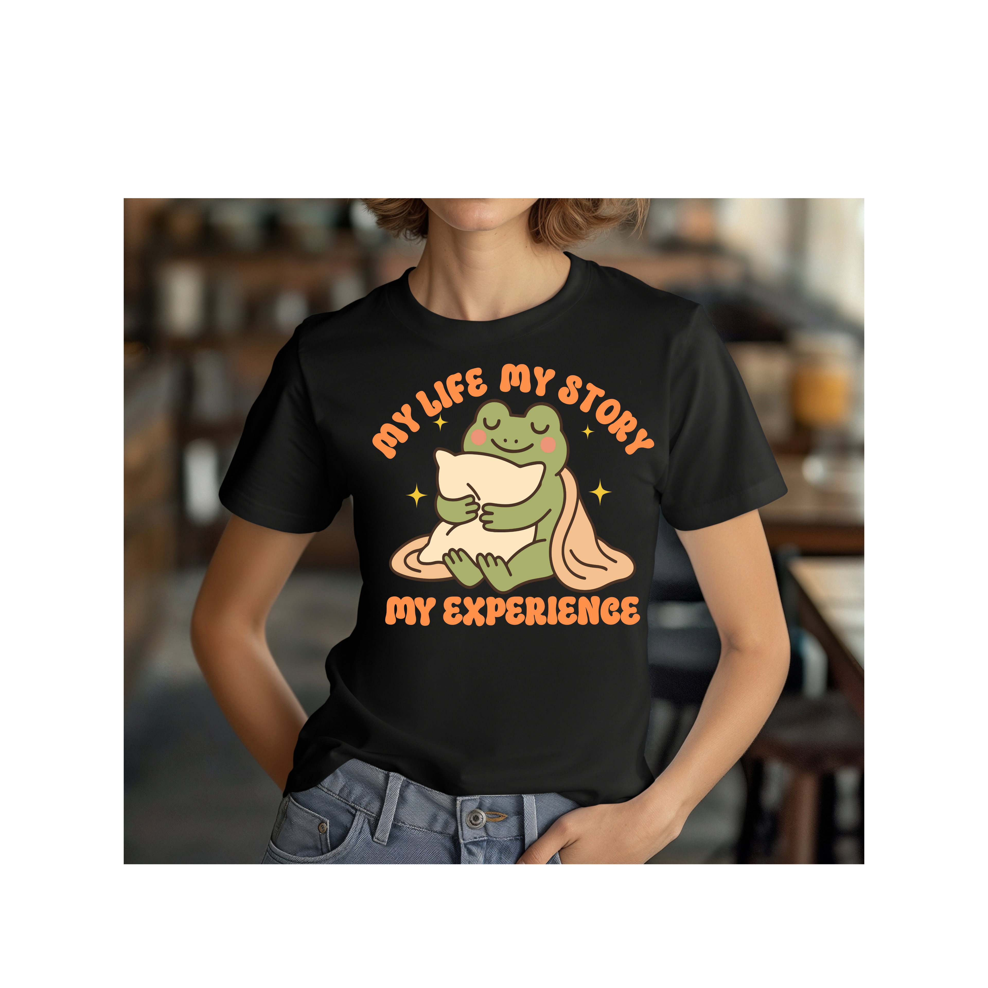 My Life, My Story My Experience Tee - Unisex T-shirt, Vintage Washed Shirt, Personalized Graphic Top, Custom Quote Apparel, Inspirational