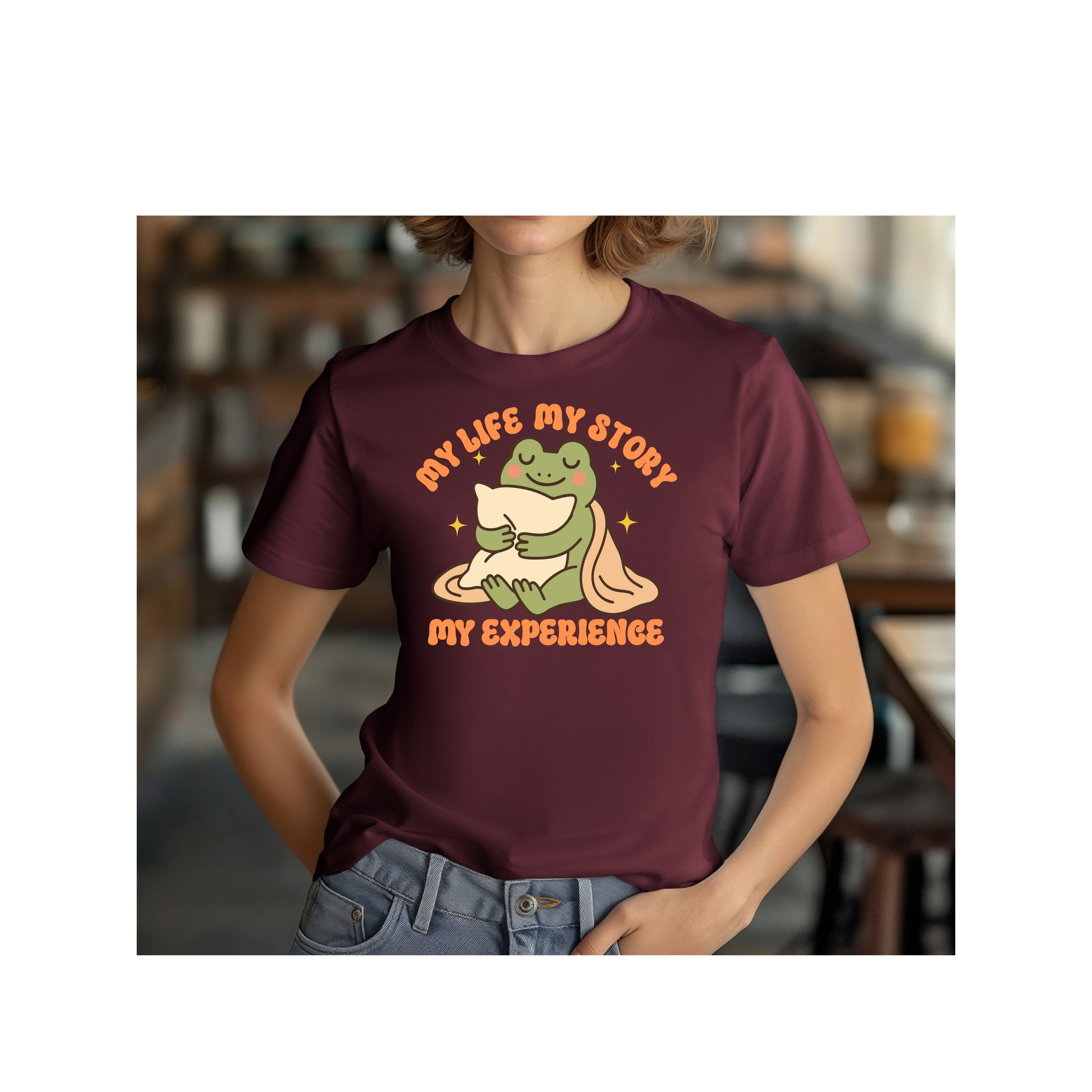 My Life, My Story My Experience Tee - Unisex T-shirt, Vintage Washed Shirt, Personalized Graphic Top, Custom Quote Apparel, Inspirational