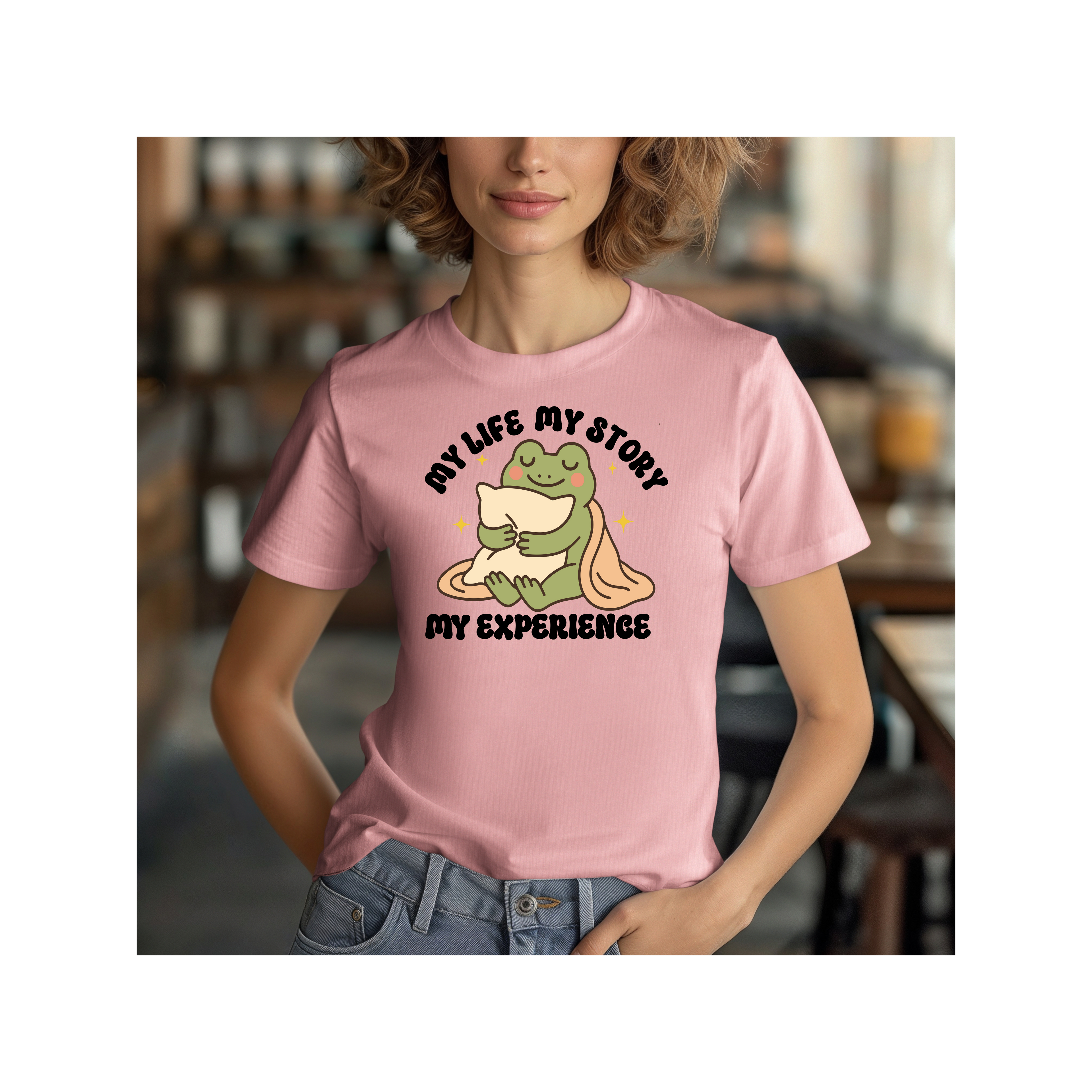My Life, My Story My Experience Tee - Unisex T-shirt, Vintage Washed Shirt, Personalized Graphic Top, Custom Quote Apparel, Inspirational
