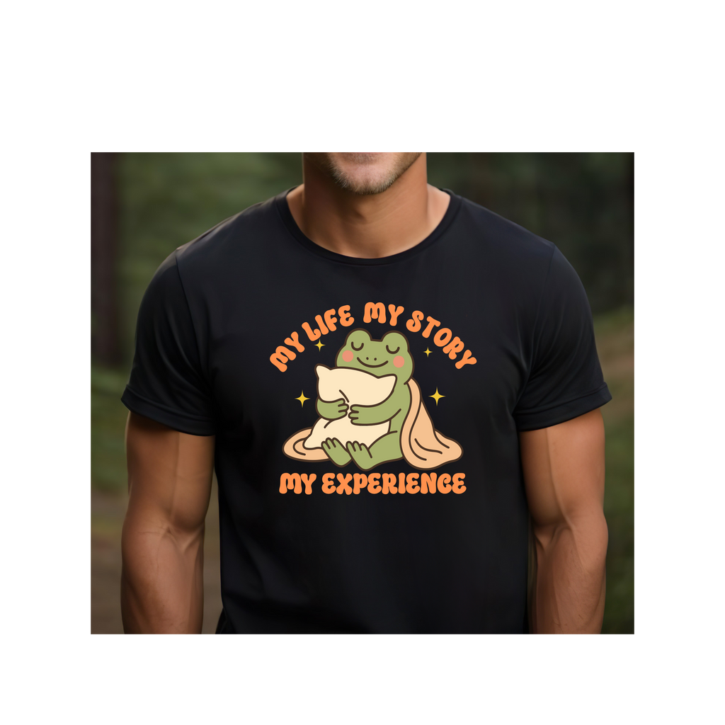 My Life, My Story My Experience Tee - Unisex T-shirt, Vintage Washed Shirt, Personalized Graphic Top, Custom Quote Apparel, Inspirational
