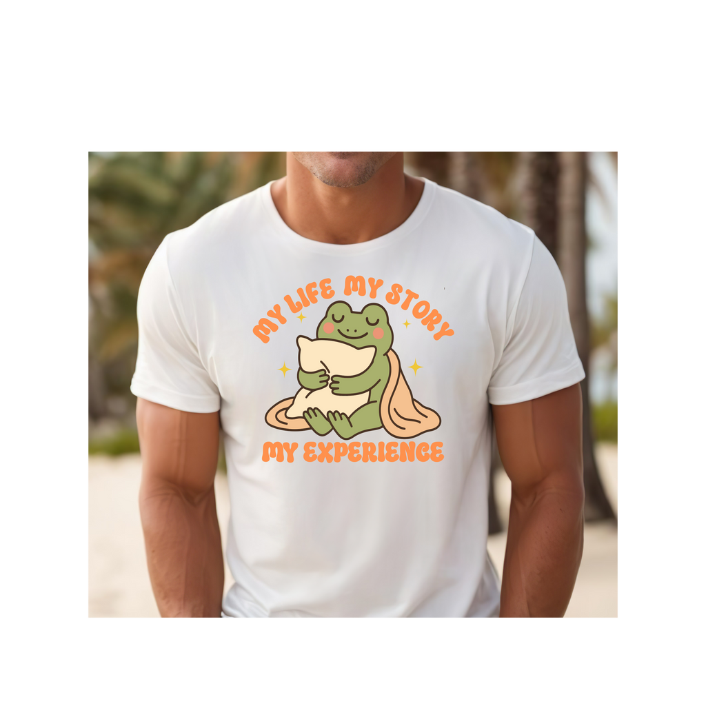My Life, My Story My Experience Tee - Unisex T-shirt, Vintage Washed Shirt, Personalized Graphic Top, Custom Quote Apparel, Inspirational