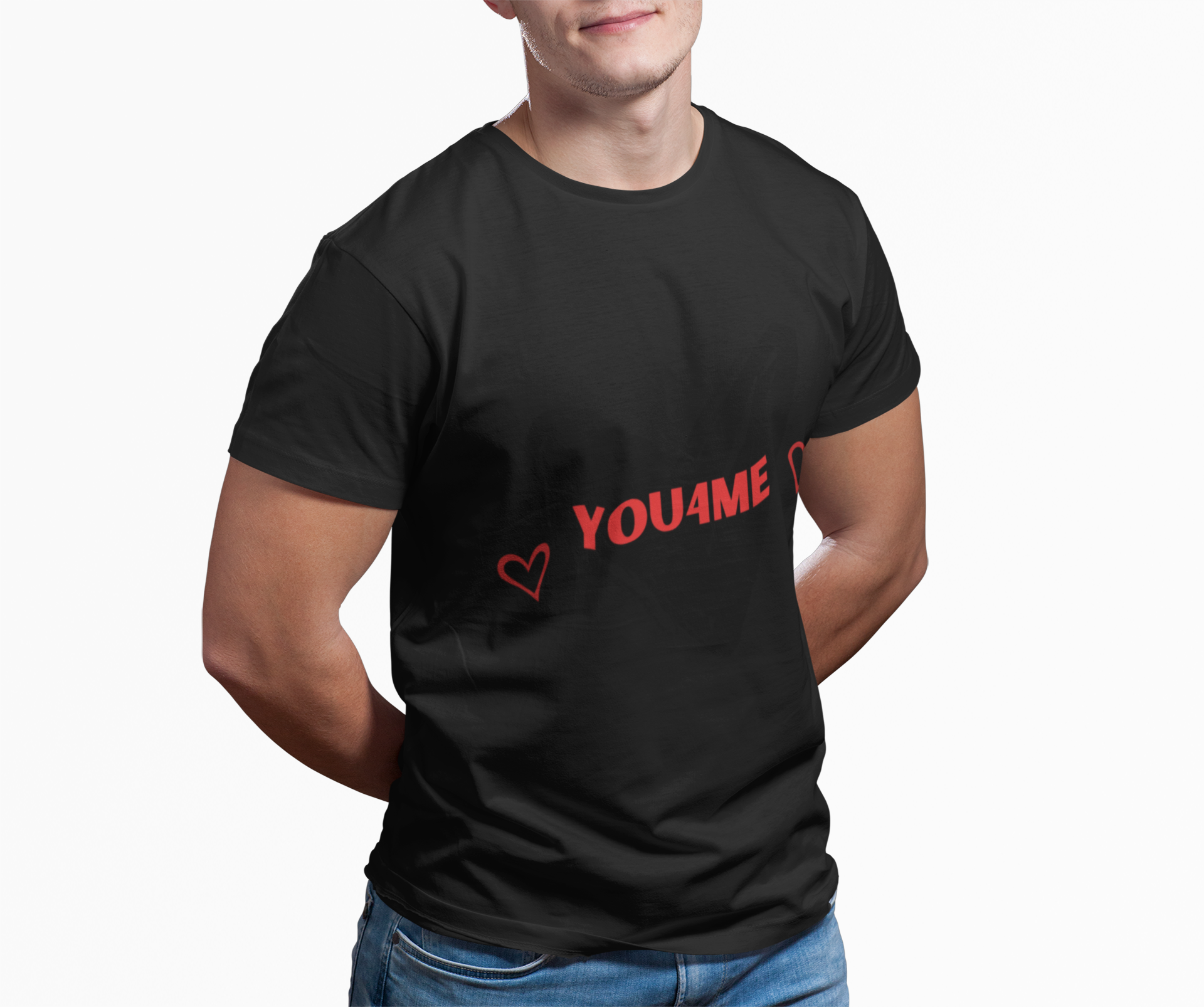 Heartfelt Unisex Cotton Crew Tee - Perfect for Everyday Wear, Gifts for Friends, Valentine's Day, Love, Casual Style