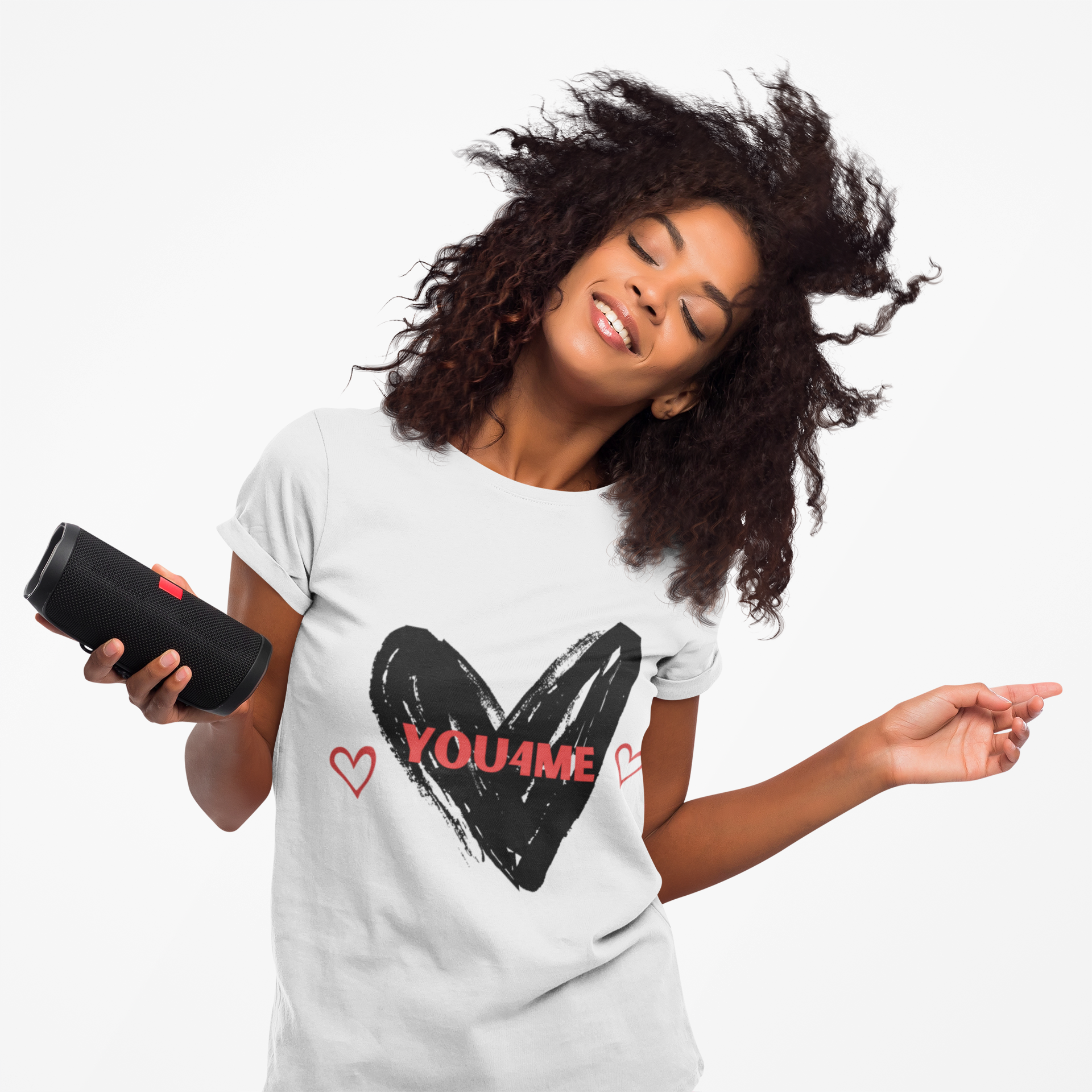 Heartfelt Unisex Cotton Crew Tee - Perfect for Everyday Wear, Gifts for Friends, Valentine's Day, Love, Casual Style