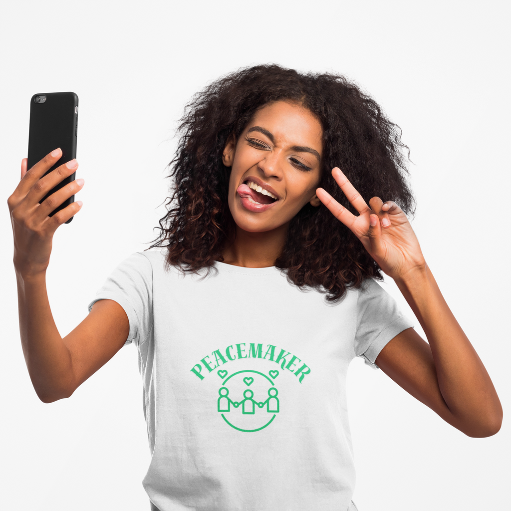 Peacekeeper Unisex Tee, birthday, inspiration, motivation, peaceful vibes, harmony, meditation, casual wear