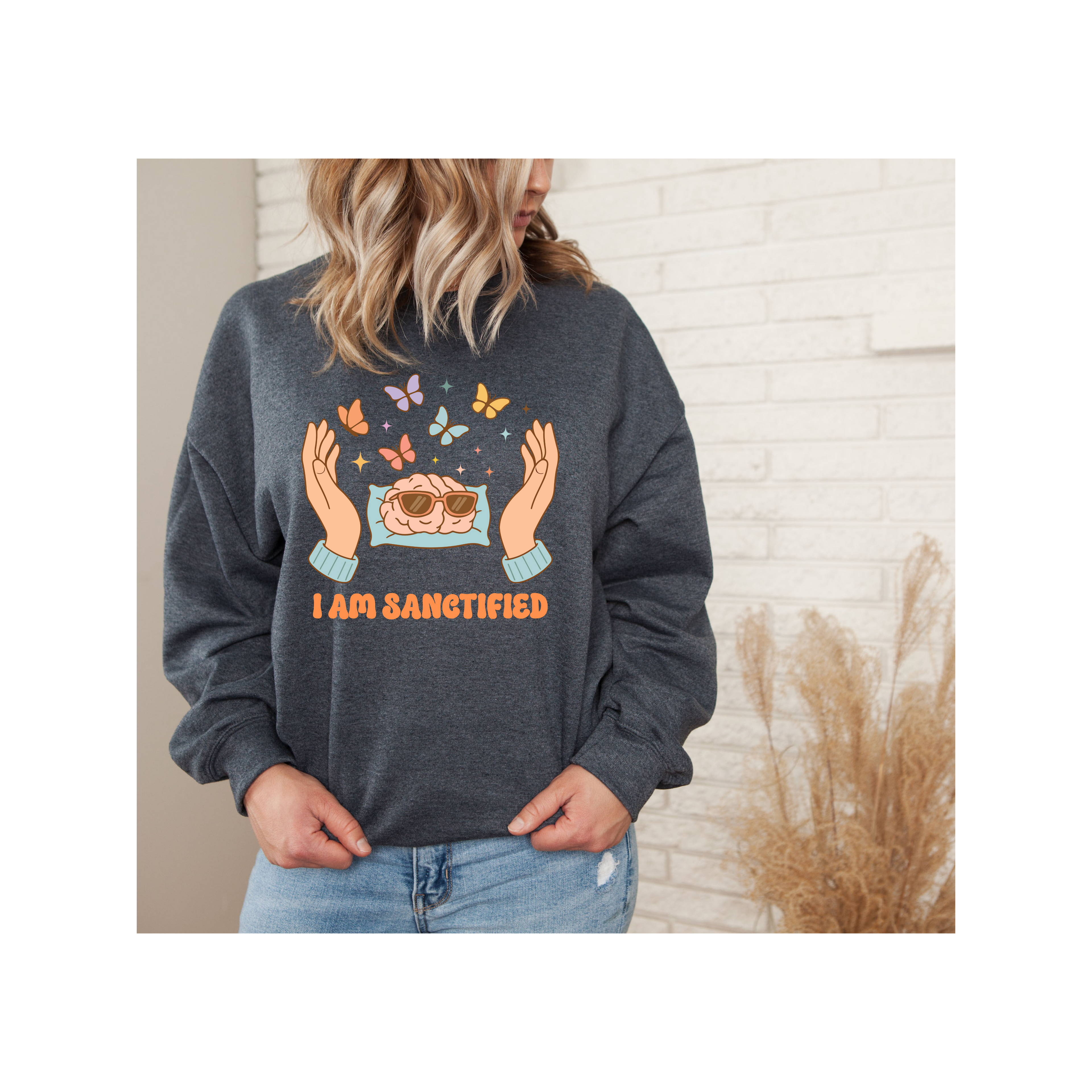Unisex Crewneck Sweatshirt -  Birthday Gift, Cozy Gift for Mindfulness, Spirituality, Affirmation, Self-Care, Everyday Comfort, Motivational