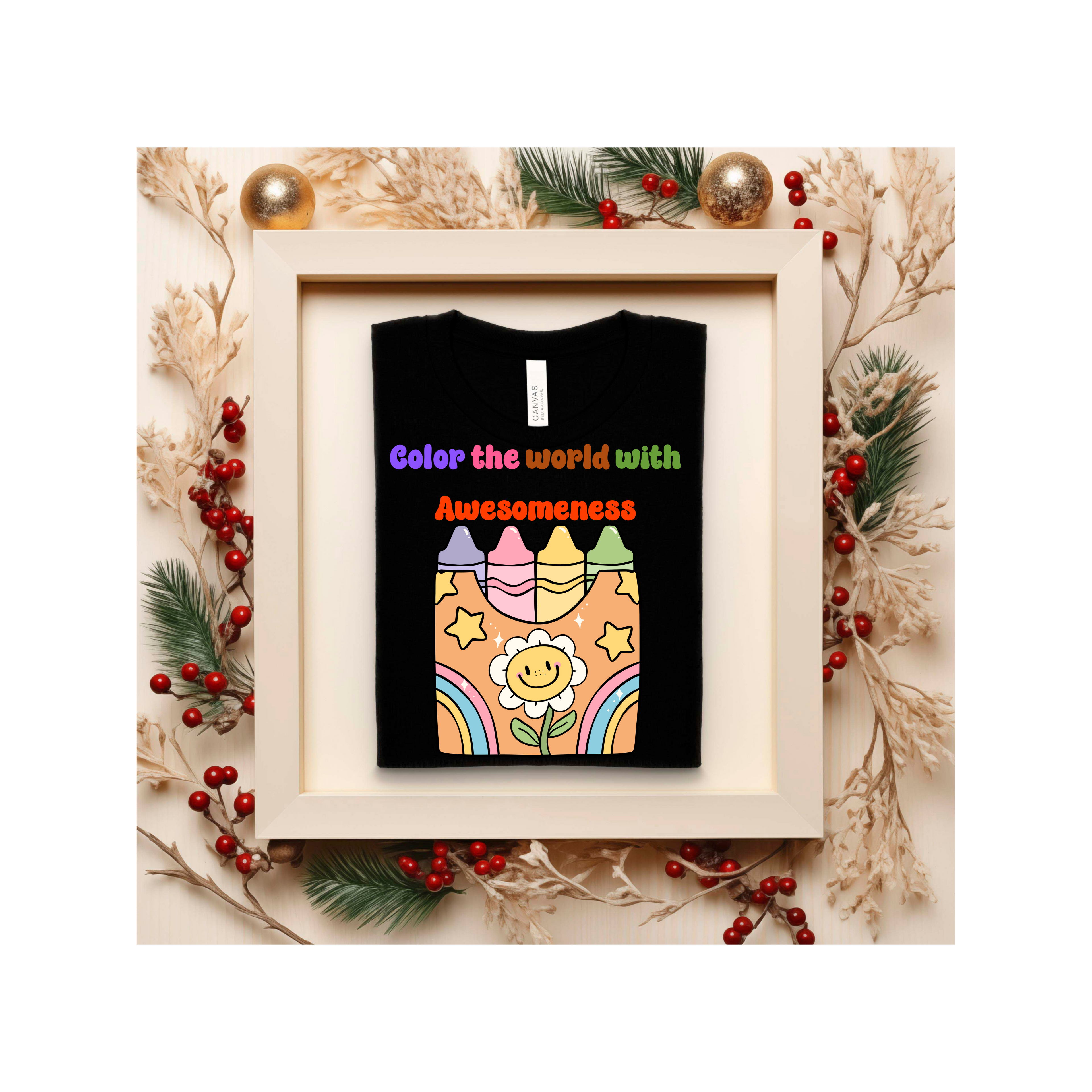 Colorful Inspirational Unisex T-Shirt: Tie-Dye Tee, Gift for Artists, Positive Vibes Shirt, Everyday Wear, Fun T shirt, Birthday gift