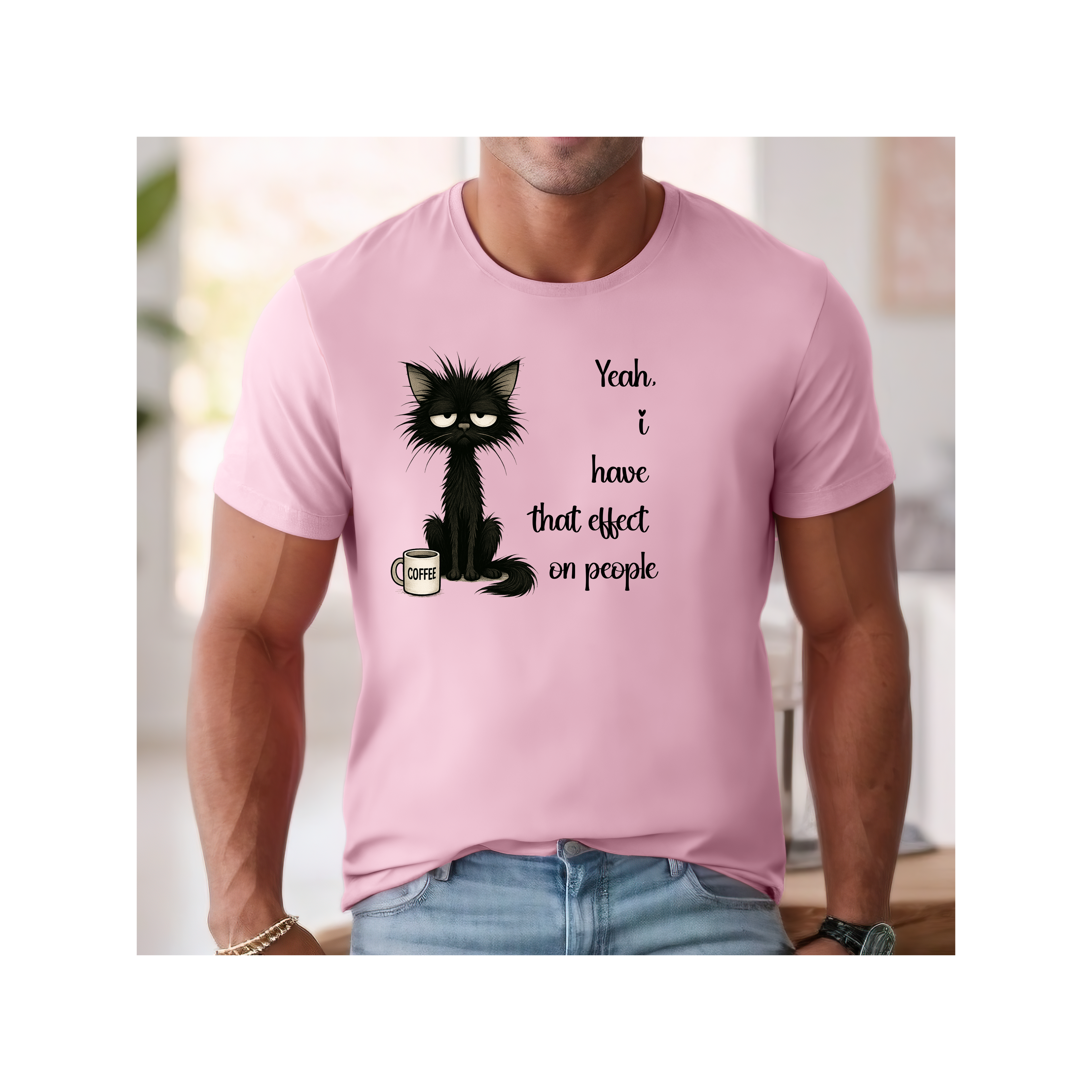 Unisex Tee: Whimsical Tee, Playful Tee for Cat Lovers, Funny Animal Theme Shirt, Unique Gift for Birthdays & Holidays, Cozy Everyday Wear,